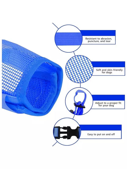 BOZAL NYLON AJUSTABLE CON VELCRO