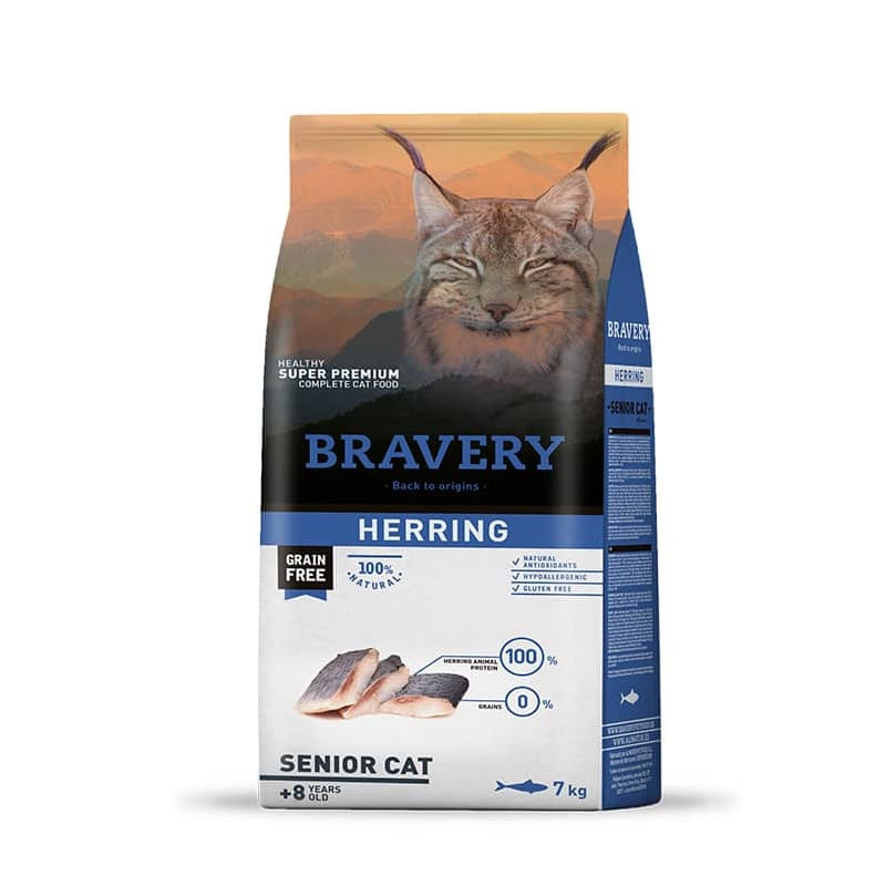 BRAVERY HERRING SENIOR CAT +8 YEARS OLD