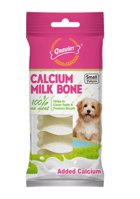 GNAWLERS HUESOS DE LECHE CON CALCIO