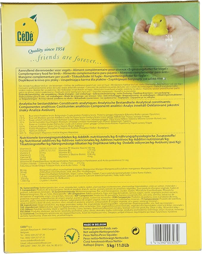 CÉDÉ RED EGGFOOD PARA CANARIOS 1KG