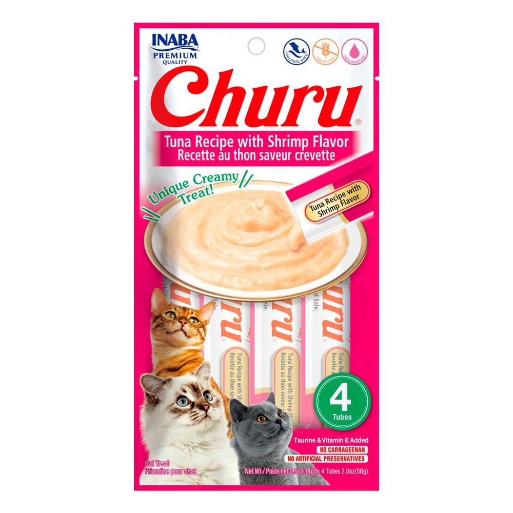 CHURU SNACK CREMOSO PARA GATOS 14GR X 4