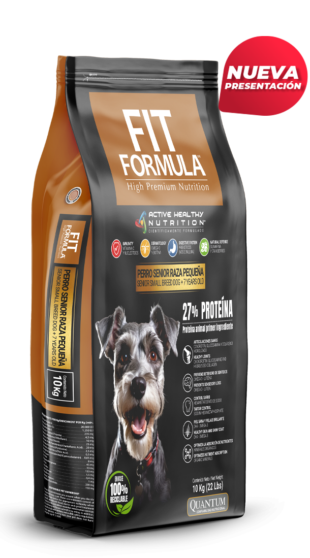 FIT FORMULA PERRO SENIOR RAZA PEQUEÑA 10K