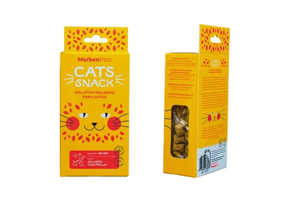 CATS SNACK GALLETAS RELLENAS PARA GATOS 80GR