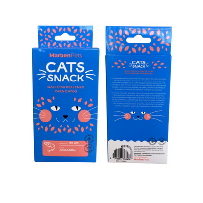 CATS SNACK GALLETAS RELLENAS PARA GATOS 80GR