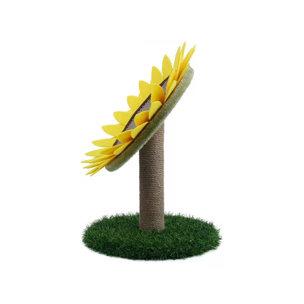 JUGUETE RASCADOR PARA GATOS DISEÑO GIRASOL
