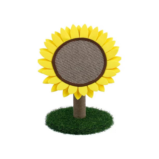 JUGUETE RASCADOR PARA GATOS DISEÑO GIRASOL