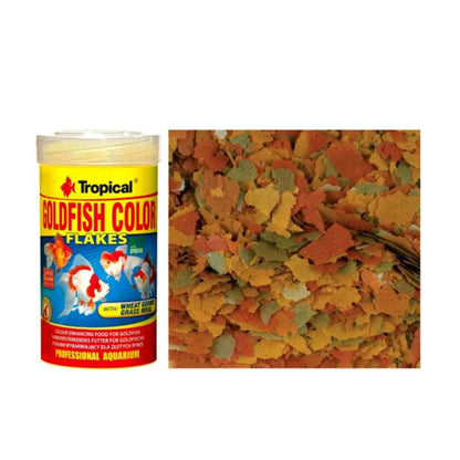 TROPICAL GOLDFISH COLOR FLAKES 50GR - 100GR