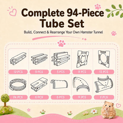 SET DE TUBOS DE TUNEL PARA HÁMSTER