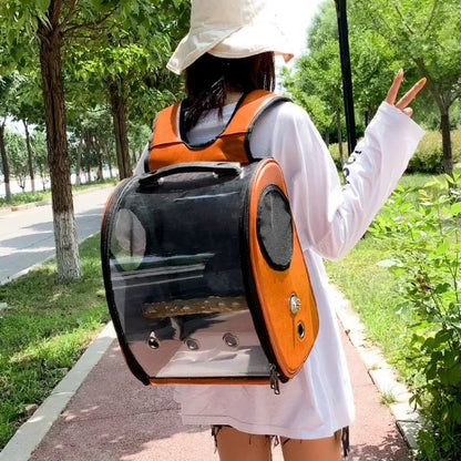 MOCHILA DE TRANSPORTE PARA AVES Y MASCOTAS PEQUEÑAS