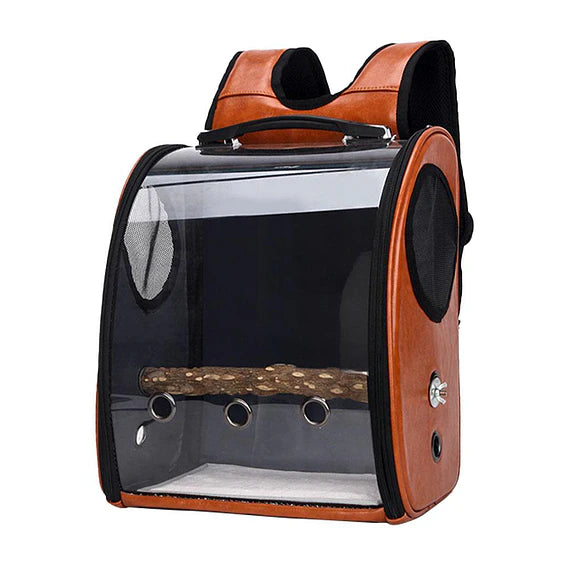 MOCHILA DE TRANSPORTE PARA AVES Y MASCOTAS PEQUEÑAS