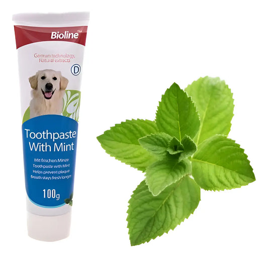 PASTA DENTAL PARA PERROS BIOLINE 100GR