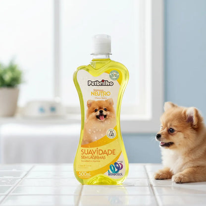 SHAMPOO NEUTRO PARA PERROS Y GATOS PETBRILHO 500ML