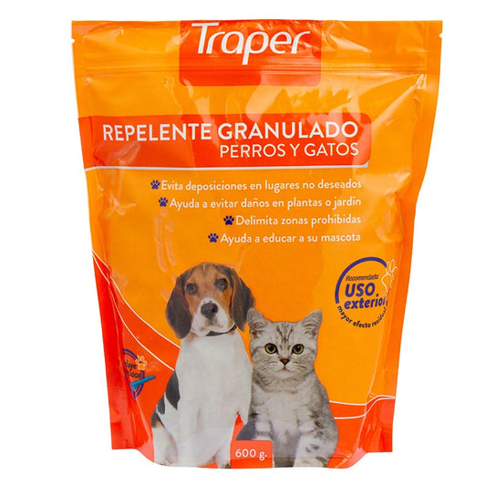 TRAPER REPELENTE GRANULADO DE PERROS Y GATOS 600GR