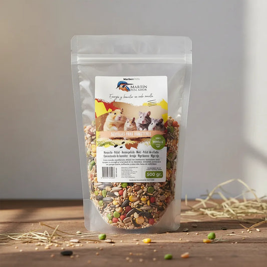 SEMILLAS PARA HÁMSTERES MARTÍN PESCADOR 500GR