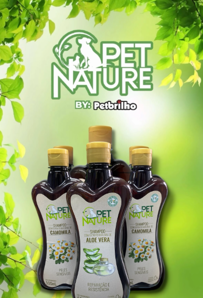 SHAMPOO CON EXTRACTO DE ALOE VERA PET NATURE 500ML