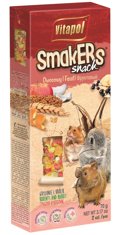VITAPOL               SMAKERS SNACK ROEDORES Y CONEJOS ZVP-1107