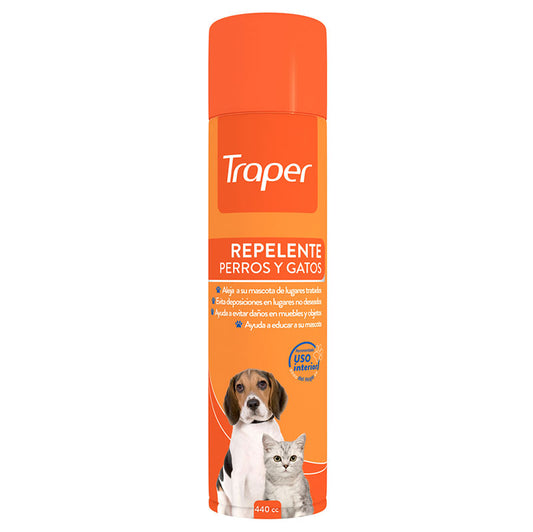 TRAPER REPELENTE DE PERROS Y GATOS 440CC