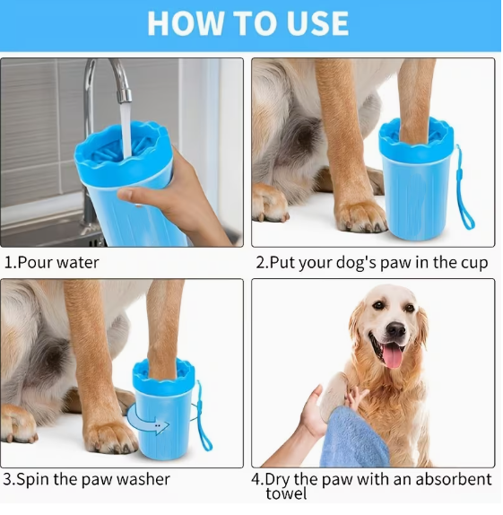 LIMPIADOR DE PATAS PARA PERROS