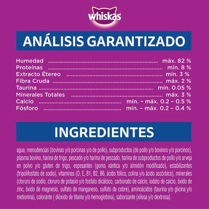 WHISKAS SOBRECITO PARA GATOS SARDINA EN SALSA 85GR